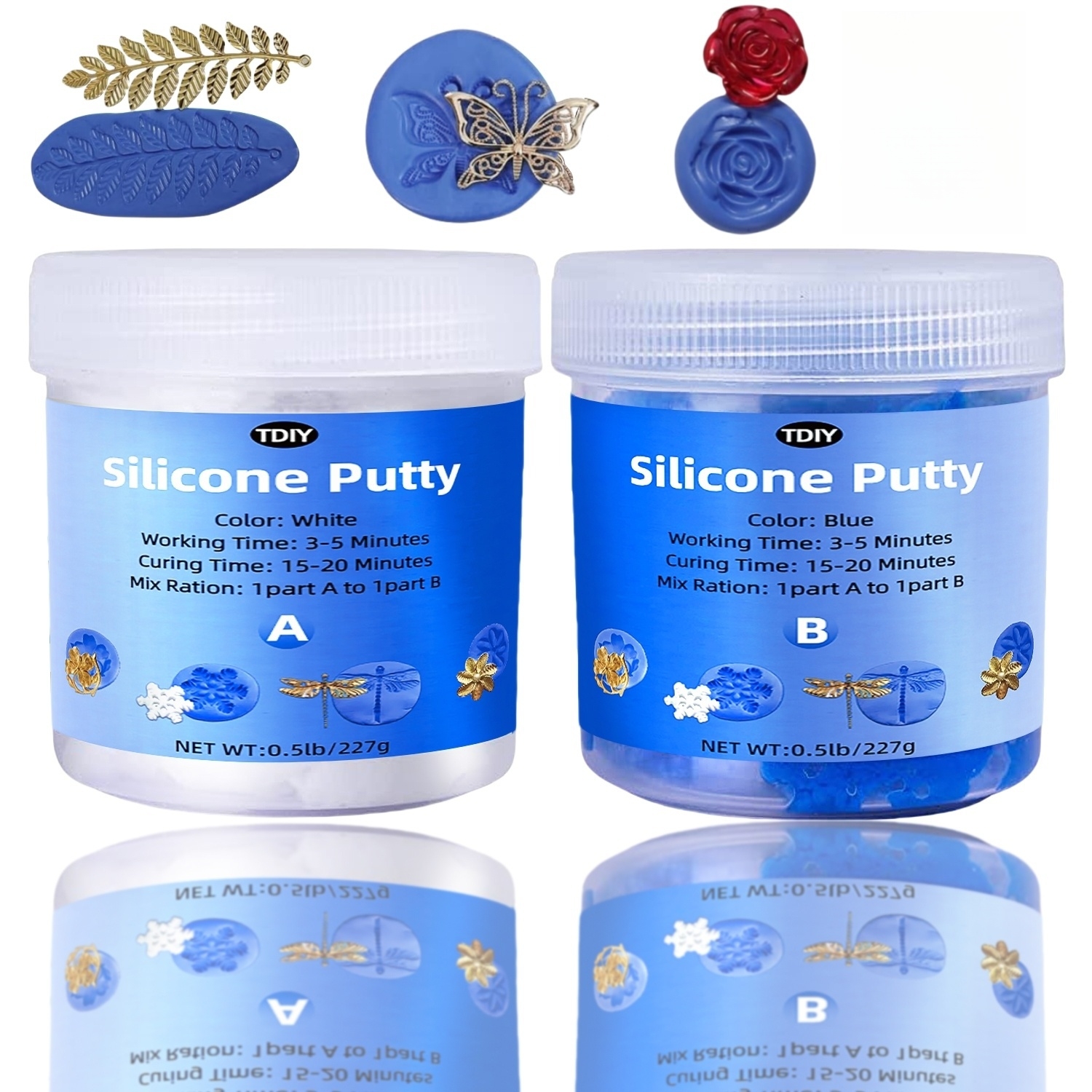 Soap Making Ratios - Silicone Putty for Reusable Silicone Molds