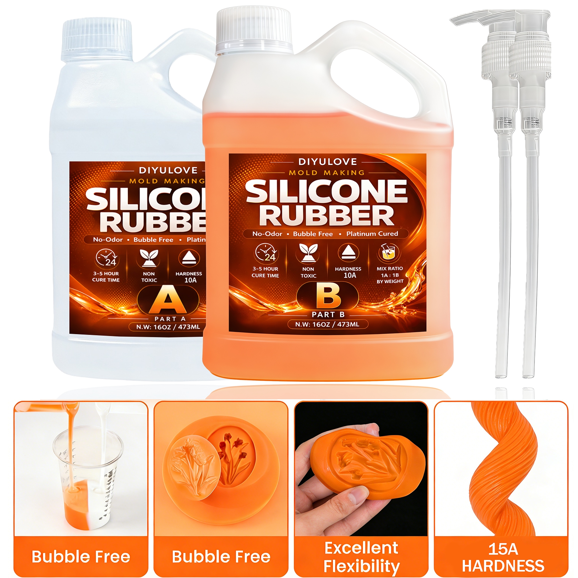 Soap Making Name - Liquid Silicone Rubber Kit,High-Performance Fast Cure