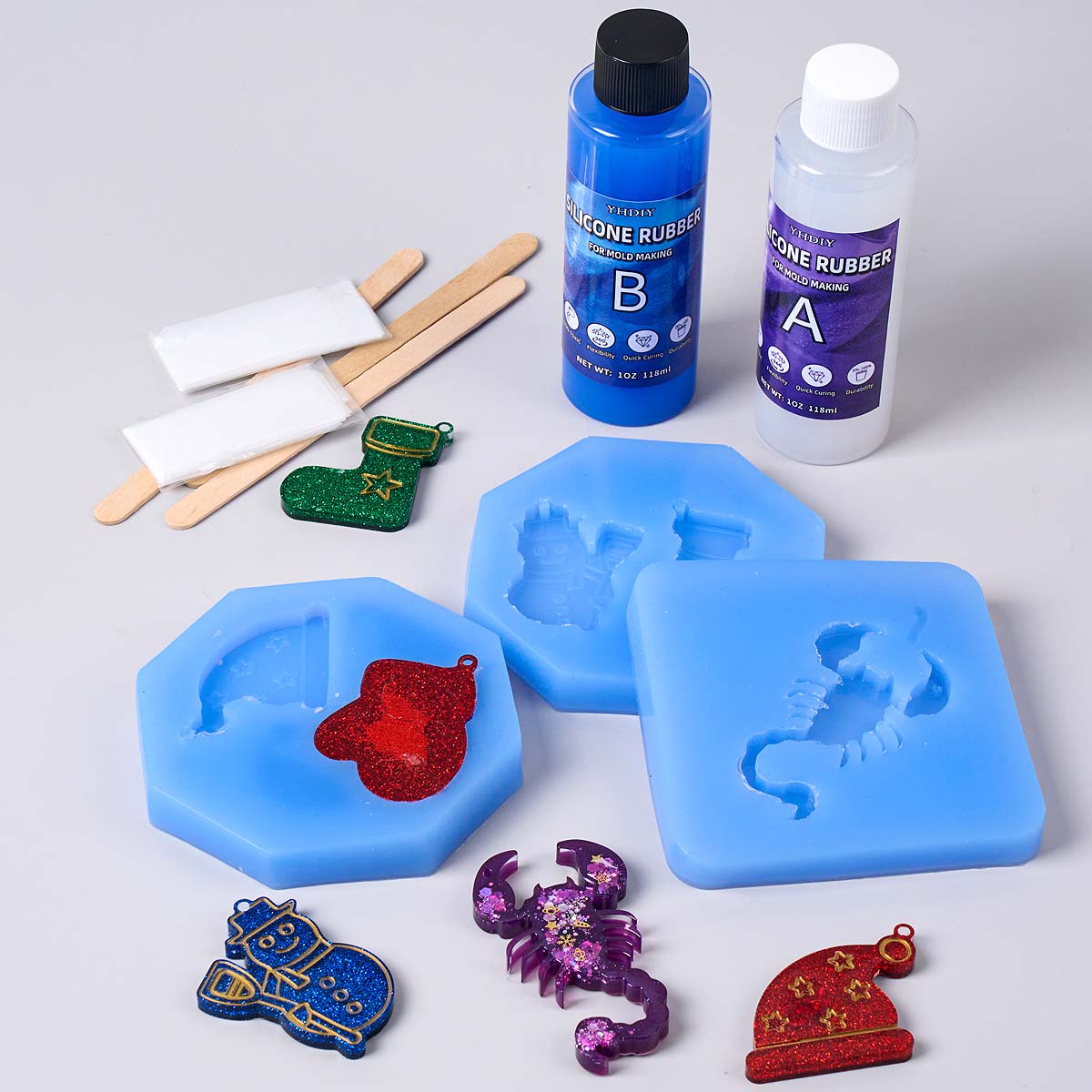 118ml/296ml Silicone Mold Maki - Soap Making Name 评论和价格