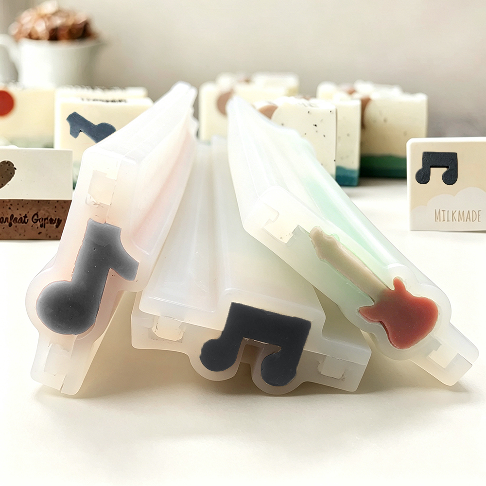 Guitar Violin Tube Soap Mold M - Soap Making Process 评论和价格