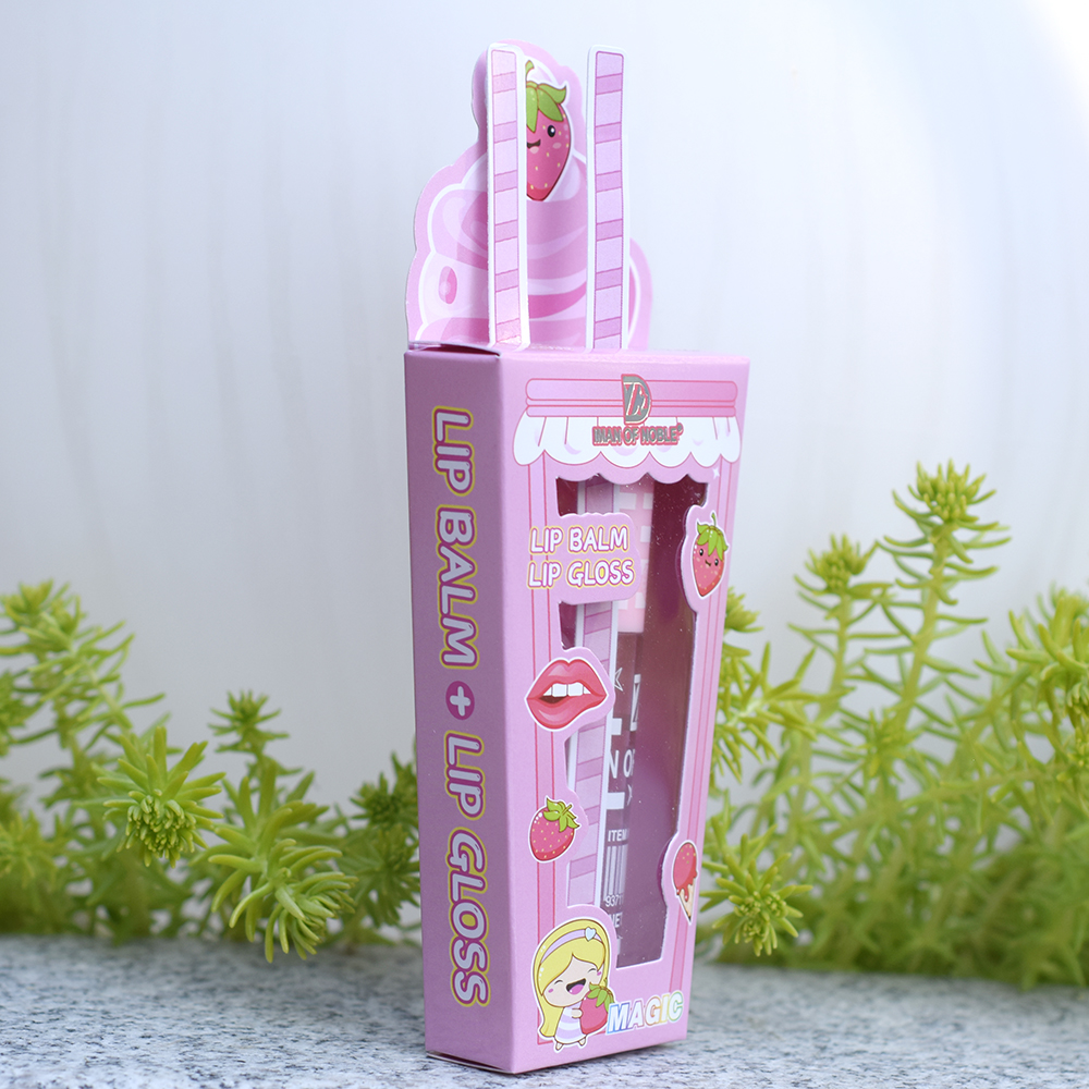 Cute Ice Cream Shiny Lip Gloss - Shea Butter Raw 评论和价格
