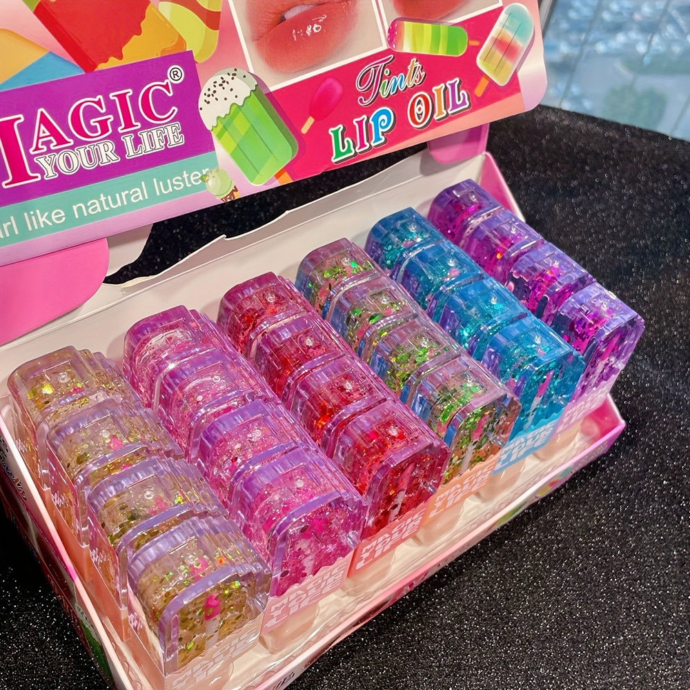 24pcs Cute Ice Cream Sequin Li - Shea Butter Raw 评论和价格