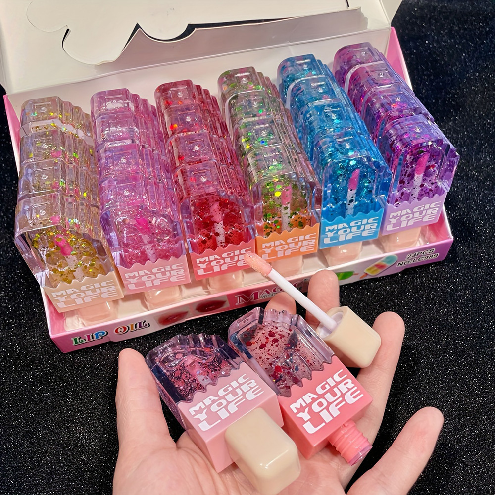 24pcs Cute Ice Cream Sequin Li - Shea Butter Raw 评论和价格