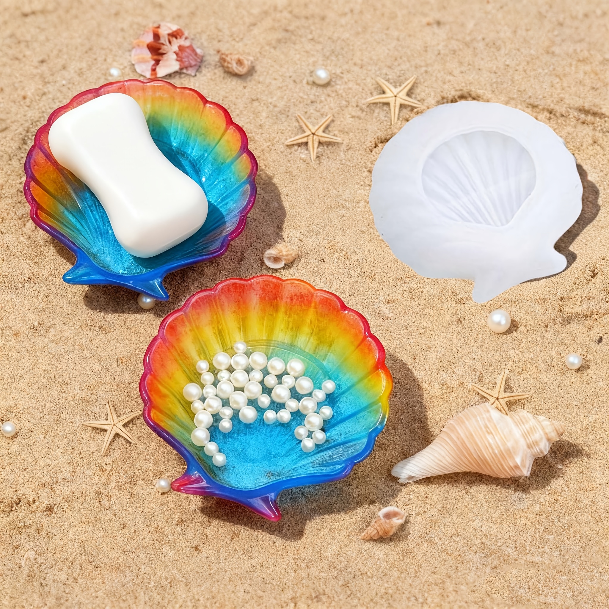 1 piece of silicone shell resi - Soap Making Name 评论和价格