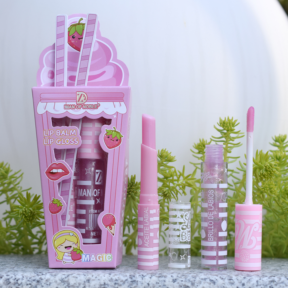Cute Ice Cream Shiny Lip Gloss - Shea Butter Raw 评论和价格