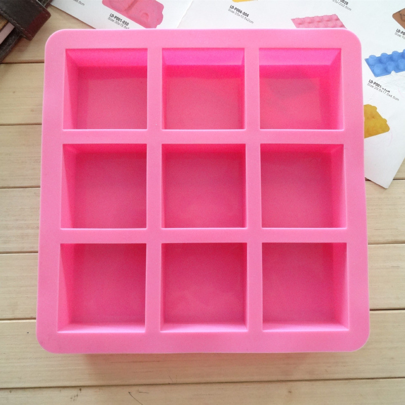 Square Silicone Cake Molds Cer - Soap Making Name 评论和价格
