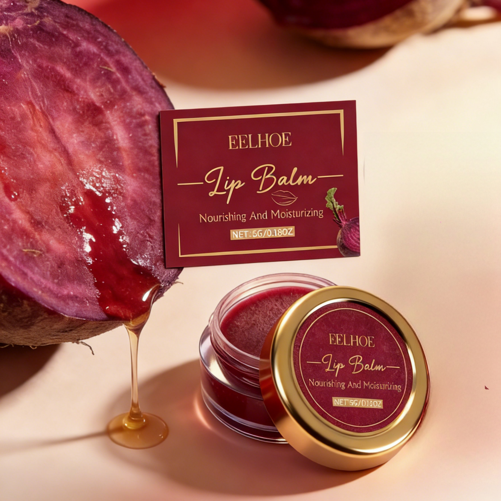 EELHOE Beetroot Red Tinted Lip - Shea Butter Raw 评论和价格