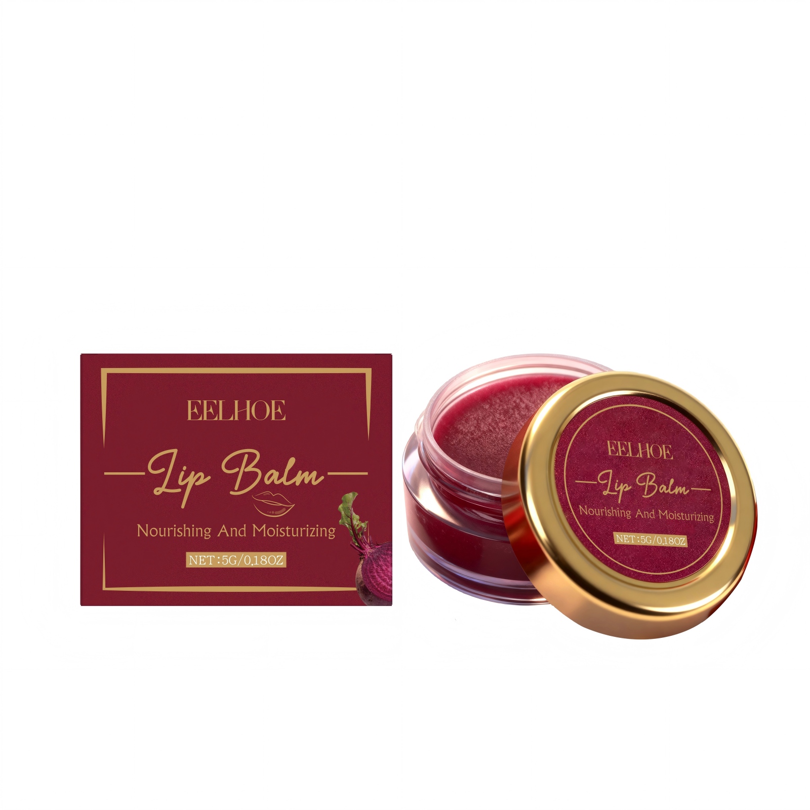 EELHOE Beetroot Red Tinted Lip - Shea Butter Raw 评论和价格
