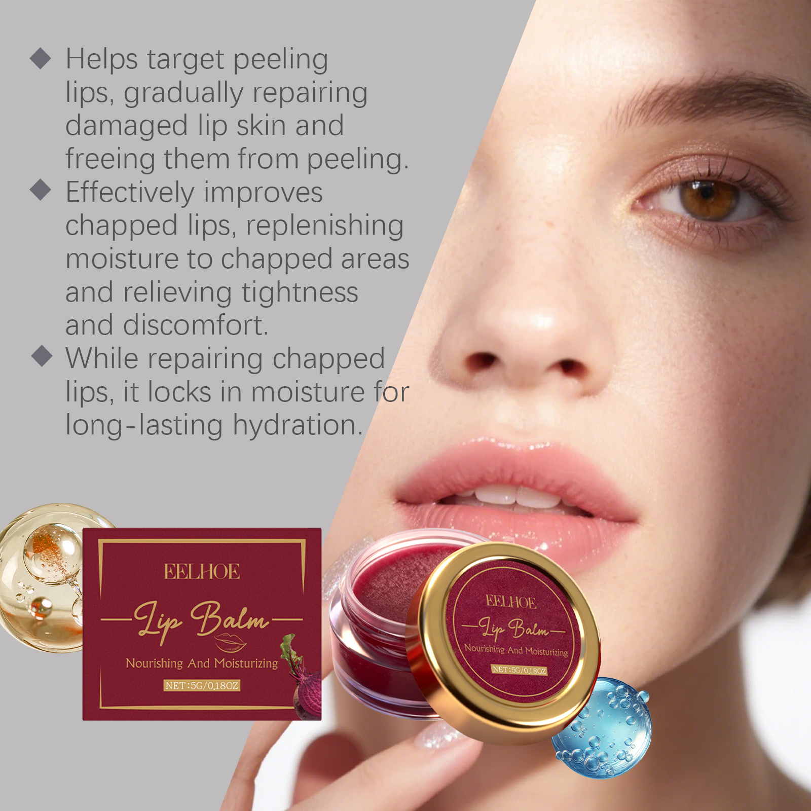 EELHOE Beetroot Red Tinted Lip - Shea Butter Raw 评论和价格