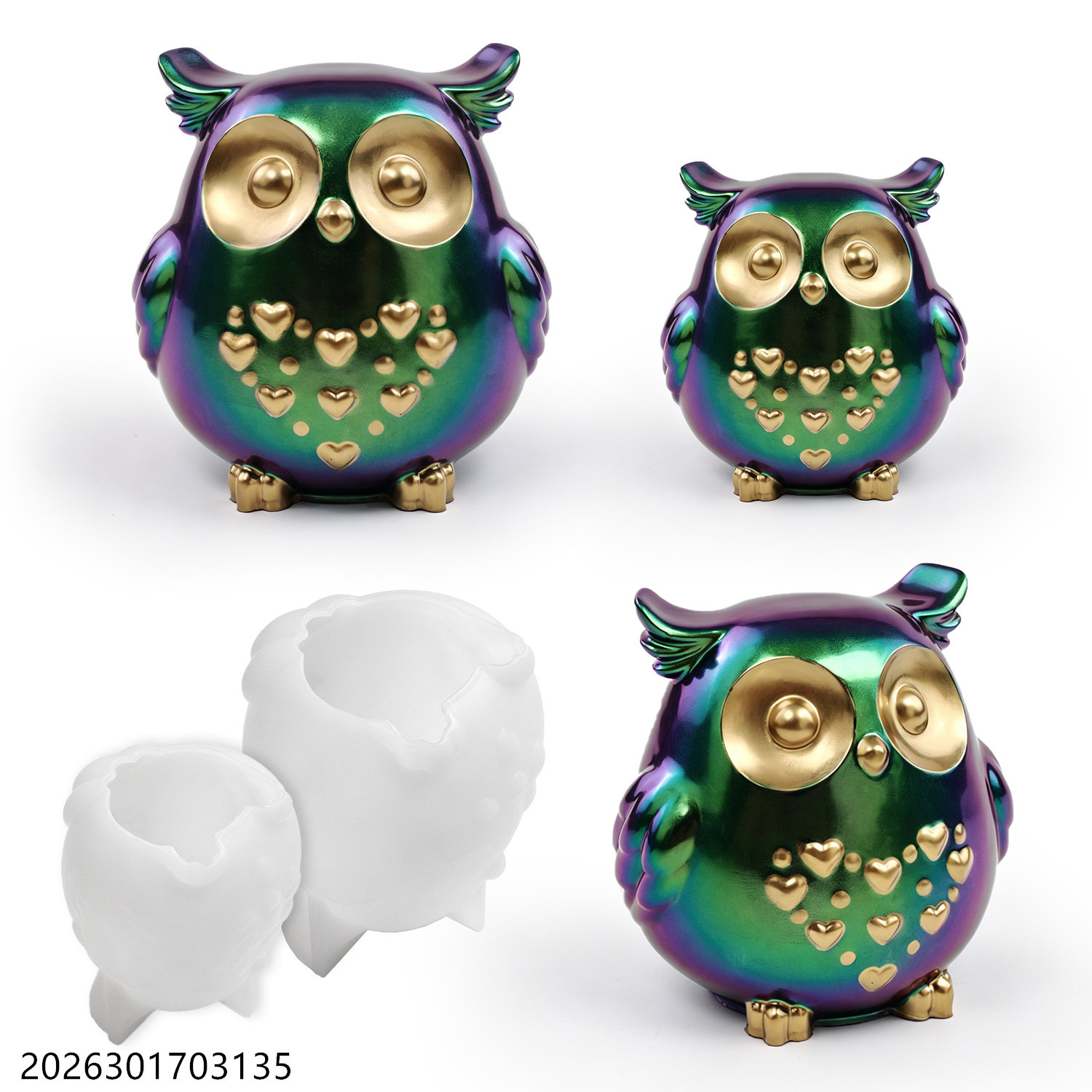 Owl Silicone Mold 3D Bird Shap - Soap Making Name 评论和价格