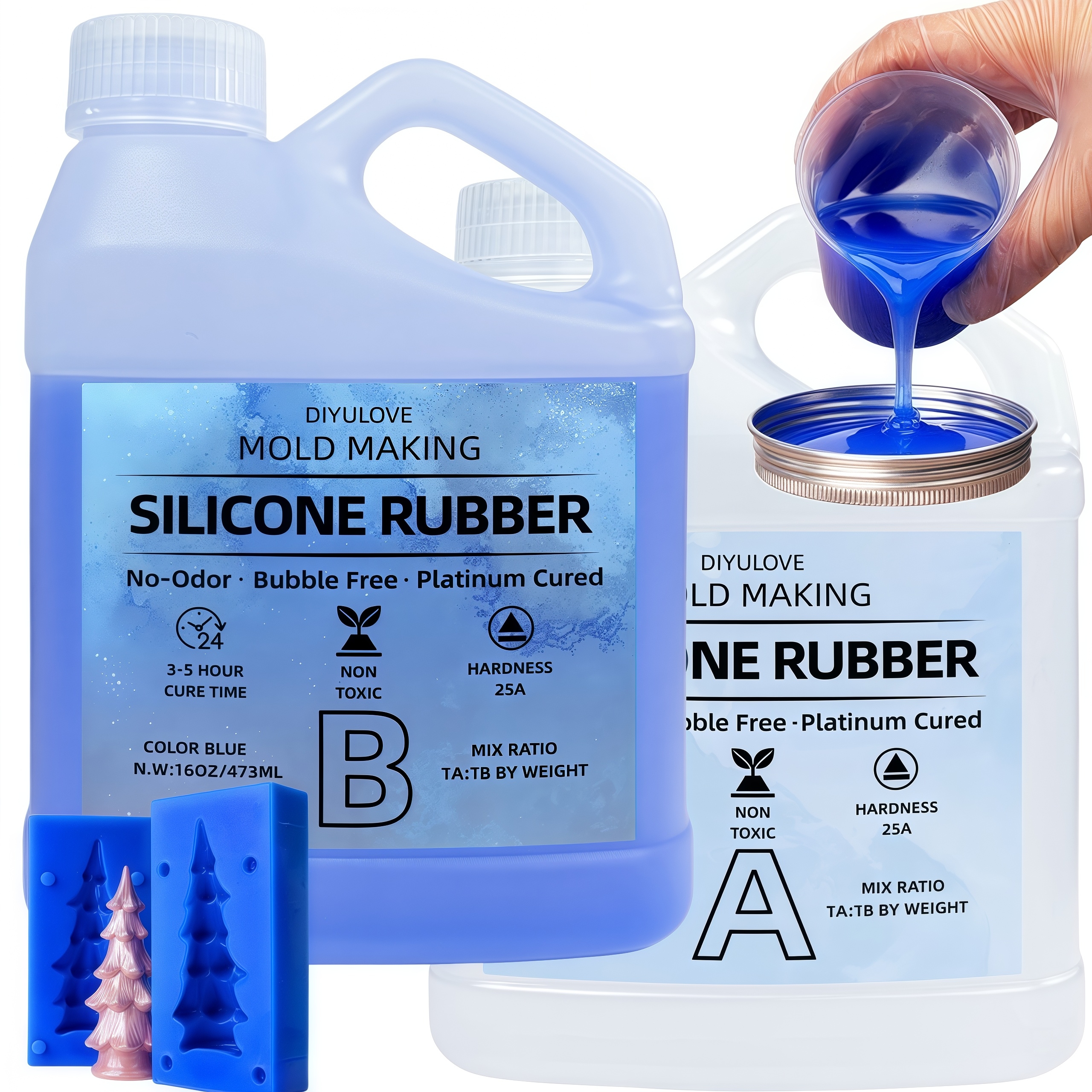 32oz High-Performance Silicone - Soap Making Name 评论和价格