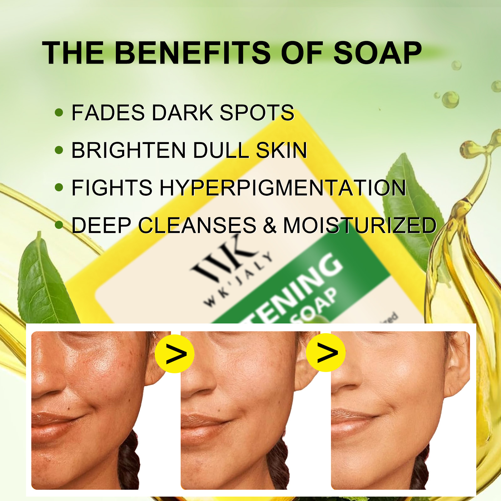 WK JALY Whitening Lemon Soap,  - Shea Butter Raw 评论和价格