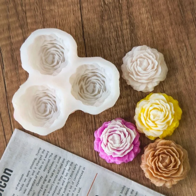 Peony Flower Candle Silicone M - Soap Making Name 评论和价格