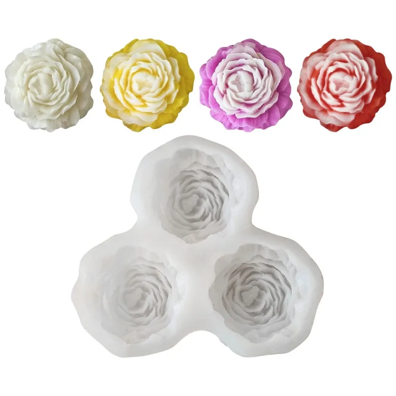 Peony Flower Candle Silicone M - Soap Making Name 评论和价格