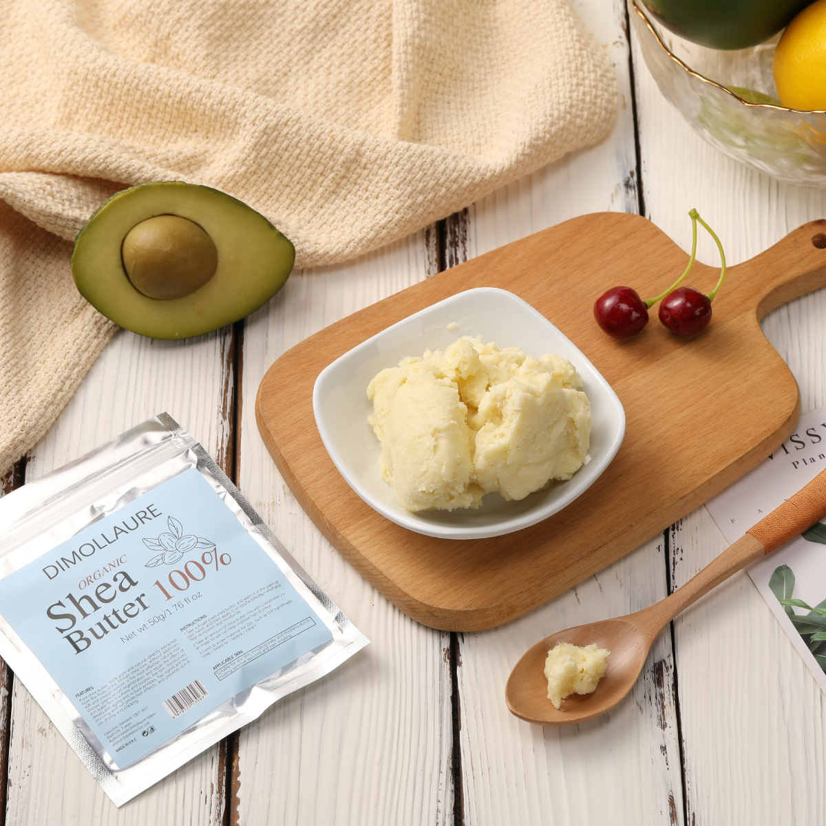 Dimollaure 100g Natural Organi - Shea Butter Raw 评论和价格